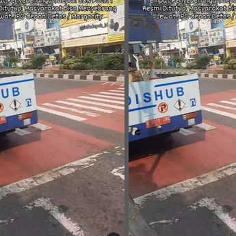 Penyebrang Rawan Tertabrak, Zebra Cross Depan SDN 1 Pondok Cina Dihapus Dishub