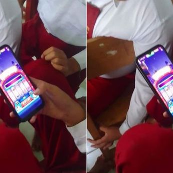 Viral Bocah SD Kepergok Main Judi Online di Kelas