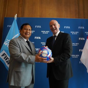 Terima Tantangan Presiden FIFA, Prabowo Berhasil Cetak Gol