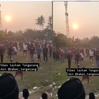 Viral Video Tarkam Berujung Ricuh di Mauk Tangerang, Pemain juga Warga Saling Hantam