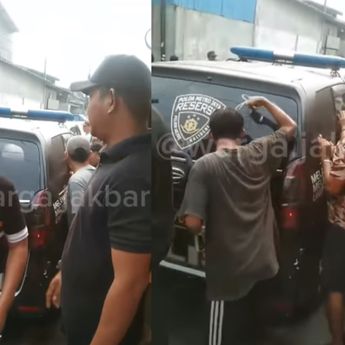 Dua Maling Motor Berhasil Dicokok di Tegar Alur, Massa Kepung Mobil Polisi