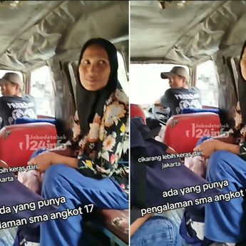 Gila! Penumpang Diketok Harus Bayar Rp25 Ribu oleh Sopir Angkot Cikarang