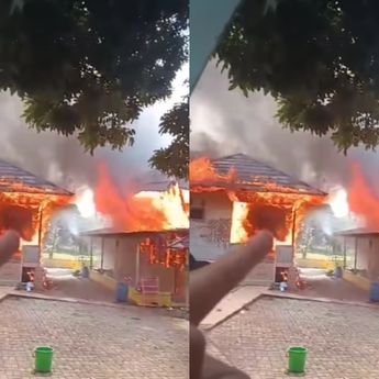 Kebakaran Hebat Melahap Pondok Yatim Jonggol, Santri Sampai Berhamburan