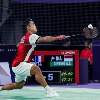 Anthony Ginting Gagal ke Babak 16 Besar, Asa Medali Olimpiade Paris 2024 dari Tunggal Putra Kandas  