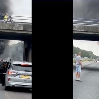 Ngeri! Pesawat Hantam Jalan Tol Tewaskan Sang Pilot