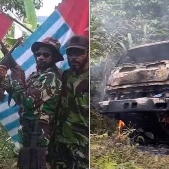 Sadisnya KKB Serang dan Bakar Truk di Yahukimo: Sopir Tewas