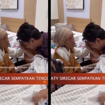 Masih Sakit, Sonny Septian Menangis Dijenguk Ibu Kandung