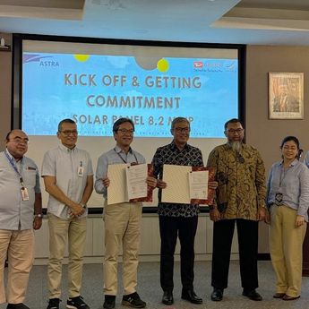 Anak Usaha United Tractors Garap PLTS Atap di Pabrik Astra Daihatsu Motor