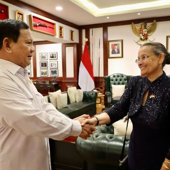 Menhan Prabowo Terima Kunjungan Dubes AS, Bahas Pendidikan dan Pertahanan