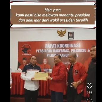 PDIP Sumut: Bisa Yura, Pasti Bisa Lawan Menantu Jokowi-Ipar Wapres Terpilih!