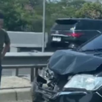 Kecelakaan Beruntun Libatkan Tiga Mobil di Tol Ciledug