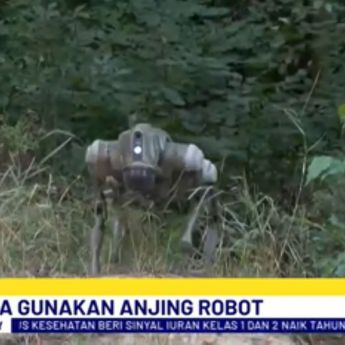 Kekurangan Tentara Hadapi Rusia, Ukraina Kerahkan Anjing Robot Canggih Bisa Hancurkan Tank