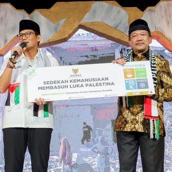 Tingkatkan Kepedulian Masyarakat, Sandiaga Uno Bersama BAZNAS RI Gelar Malam Solidaritas Palestina