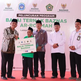 Luncurkan Balai Ternak di Lamongan, BAZNAS Berdayakan Peternak Mustahik