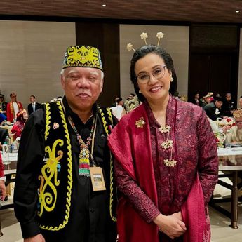 Sri Mulyani Cerita Pak Bas Mbrebes Mili Selama Upacara HUT Ke-79 RI di IKN