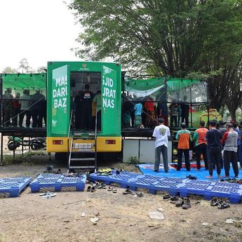 BAZNAS Dirikan Masjid Darurat dan Layanan Kemanusiaan untuk Korban Kebakaran Manggarai