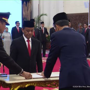 Resmi Jadi Menteri ESDM, Bahlil Ngaku Dapat Pesan dari Prabowo