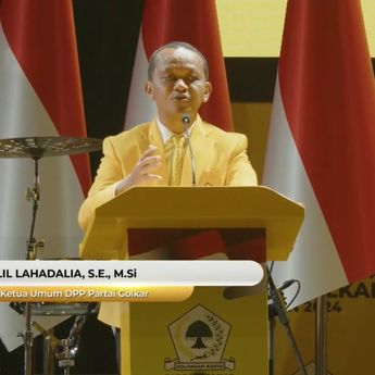 Setuju! Sorak Kader Golkar Saat Bahlil Dinyatakan Menjadi Ketua Umum Golkar