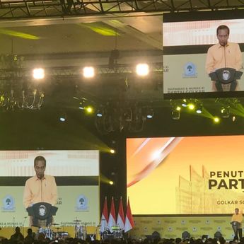 Jokowi di Penutupan Munas Golkar: Nyaman di Bawah Pohon Beringin