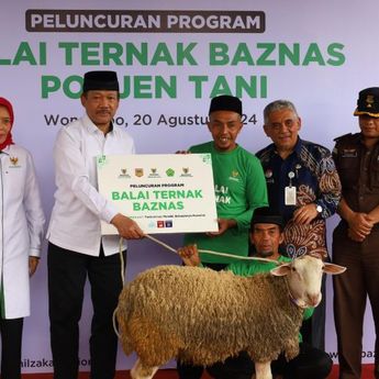 Baznas RI Berdayakan Peternak Mustahik dengan Meluncurkan Balai Ternak di Wonosobo