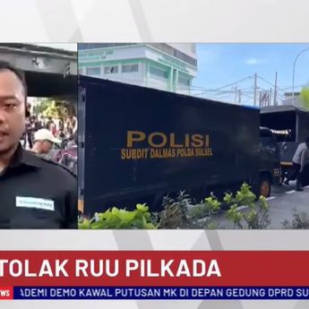 Demo Memanas di Makassar, Mahasiswa Geruduk Gedung DPRD Sulawesi Selatan