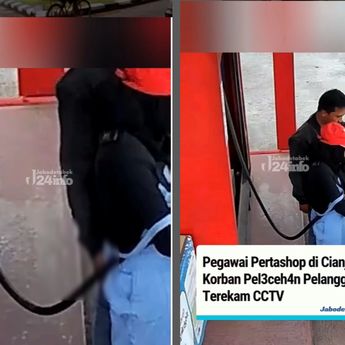 Tampang Pria Nekat Remas Bokong Pegawai Pom Bensin Cianjur, Korban Diam Saja