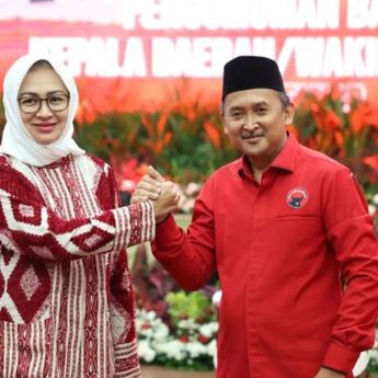 Airin Rachmi Diany-Ade Sumardi Resmi Diusung PDIP Maju Pilgub Banteng, Siap Tumbangkan KIM