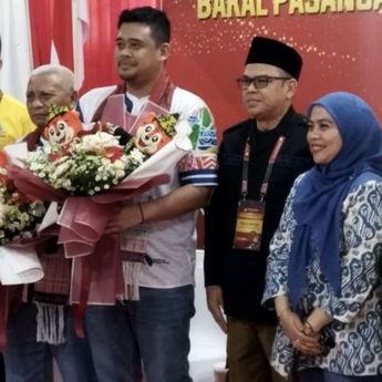 KPU dan Bawaslu RI Pantau Langsung Pendaftaran Bobby Nasution-Surya di KPU Sumut