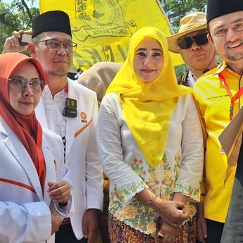 Pasangan Imam-Ririn dari PKS dan Golkar Santuni 1.000 Anak Yatim Sebelum Daftar ke KPU