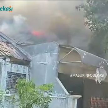 Rumah Produksi Bakpao dan Dimsum Terbakar di Bekasi