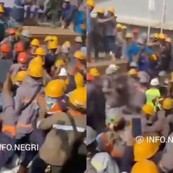 Viral Pekerja di Proyek di Cilegon Rusuh hingga Baku Hantam