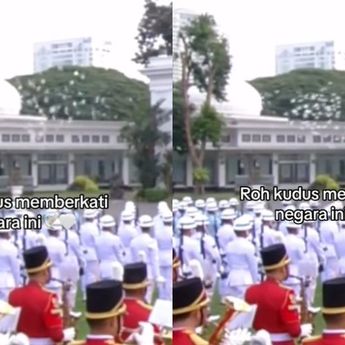 Burung Merpati Terbang Menghias Pertemuan Paus Fransiskus di Istana Merdeka