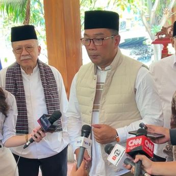 Temui Eks Gubernur Jakarta Fauzi Bowo, Ridwan Kamil Bahas Ini..