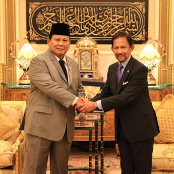 Temui Sultan Bolkiah, Prabowo Mau Lebih Banyak Tentara Brunei Belajar ke RI