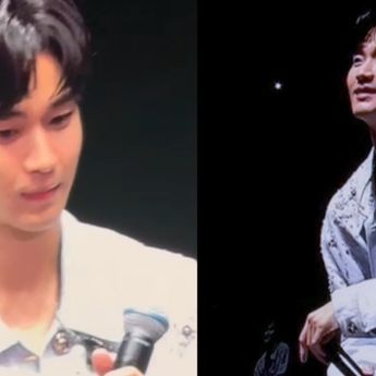 Reaksi Salting Kim Soo Hyun Diteriaki Nama 'Mami Jiwon' di Panggung Fanmeeting Jakarta