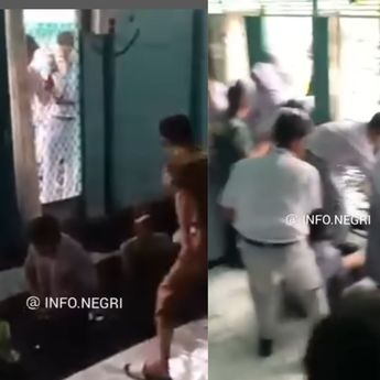 Ngeri! Aula Sekolah Ambruk, Siswa Dilarikan ke Rumah Sakit di Banjarmasin