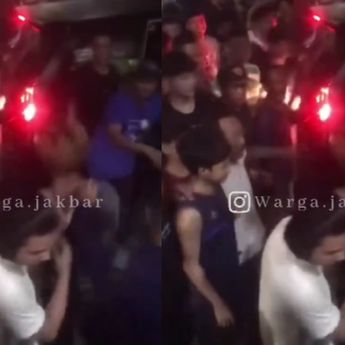 Maling Motor Tertangkap Warga di Jakarta Utara saat Nobar Timnas