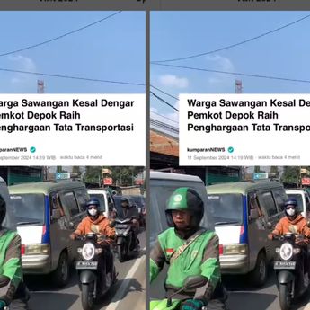 Pemkot Depok Raih Penghargaan Soal Transportasi, Warga Sawangan Geram