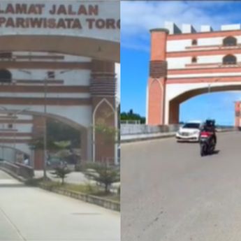 Gerbang Wisata Kendari-Toronipa Mulai Rusak dan Dalamnya Kosong, Telan Anggaran Rp33 Miliar!