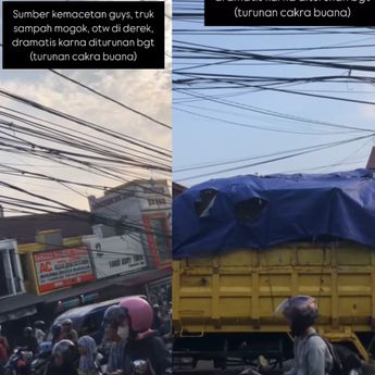 Sawangan Macet Parah, Gara-gara Truk Sampah Mogok Makan Badan Jalan