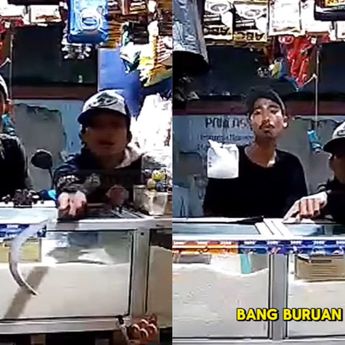 Viral 2 Pria Todongkan Sajam ke Pemilik Warung Madura: Gua Butuh Duit, Bukan Nyawa