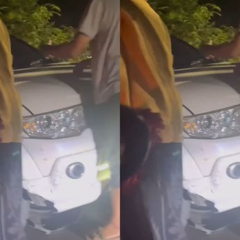 Pajero dan Sedan Adu Banteng Sampai Ringsek Parah di Depok