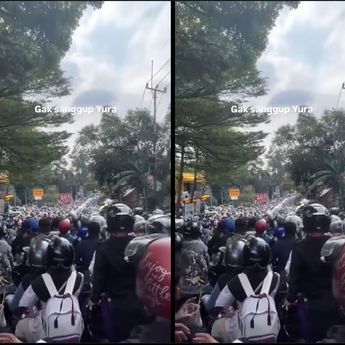 Gak Ada Obat! Ini Penampakan Lautan Kendaraan di Jalan Puncak Bogor, Motor Parkir di Jalan Raya