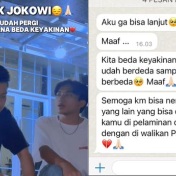 Ngenes! Pasangan Viral yang Disurati Jokowi Jadi Wali Nikah Putus karena Beda Keyakinan