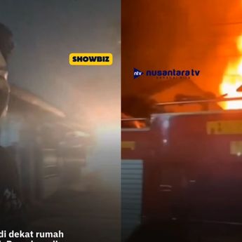 Viral Kebakaran Hebat di Dekat Rumah YouTuber Windah Basudara, Kobaran Sulap Warna Langit