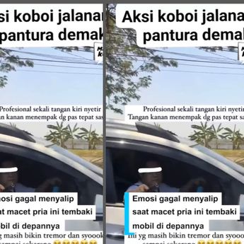 Ngeri! Aksi Koboy Pengendara Mobilio Bikin Resah