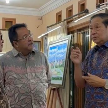 Pramono Anung dan Rano Karno Temui SBY