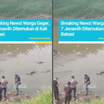 Kabar Mengejutkan Penemuan Mayat Mengambang di Kali Bekasi, Jumlahnya Lebih dari 7?