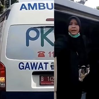 Geger Video Pengendara Ngotot Minta Ambulans Pindah Saat Tangani Pasien Kritis