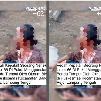 Video Nenek-nenek Bersimbah Darah Dihajar Kepalanya oleh Bidan